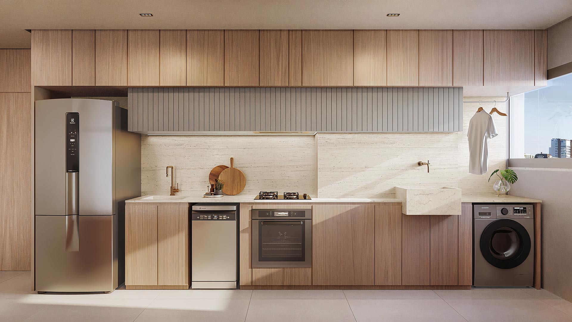 Cozinha Integrada - Apto. 66m²