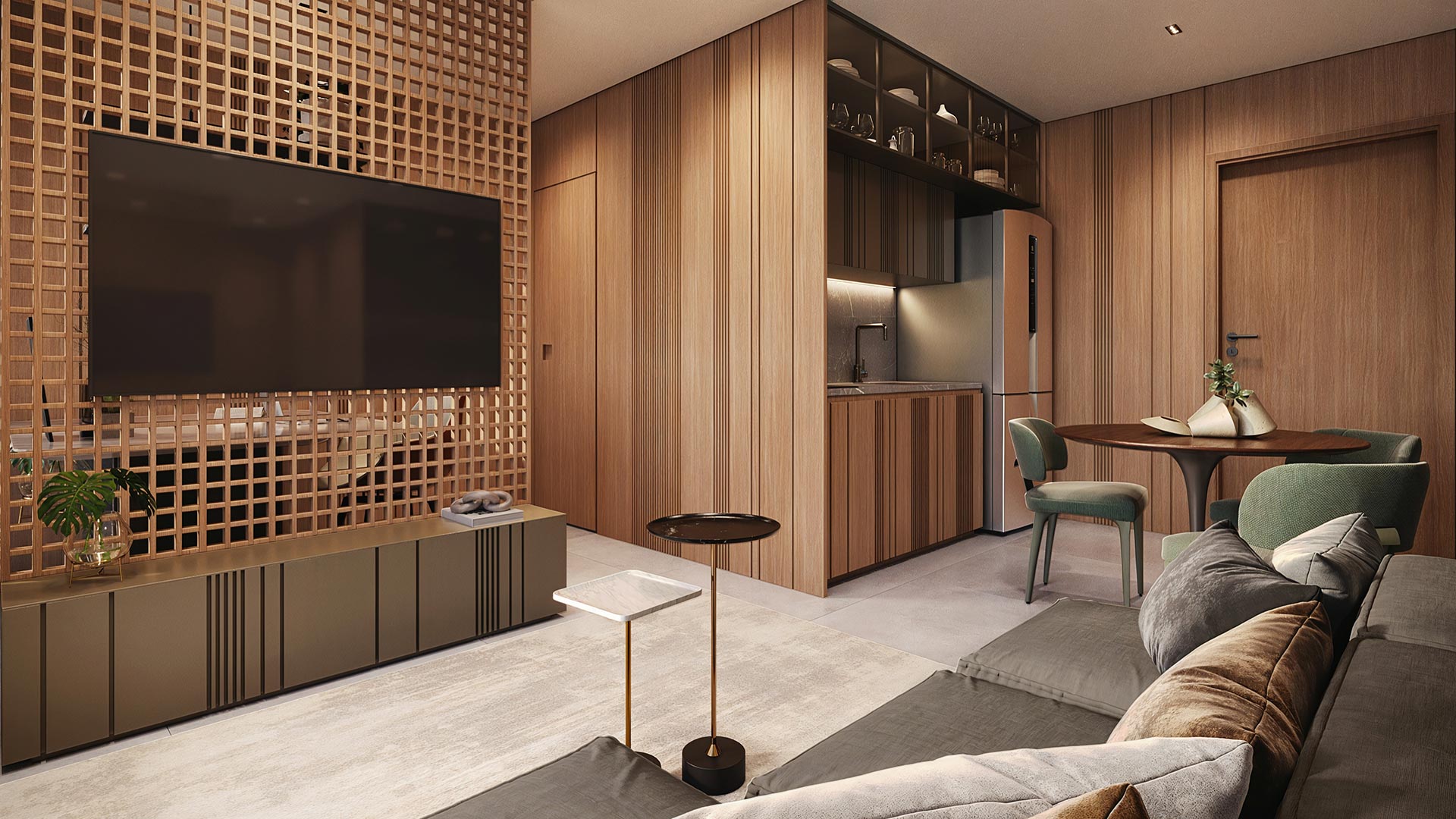 Living - Apto. 33m²