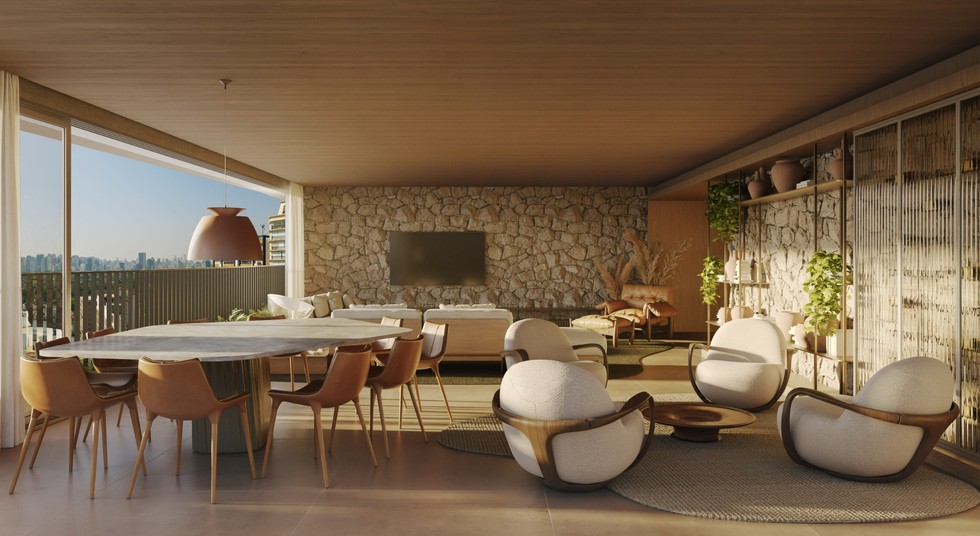 Living decorado | opção 3