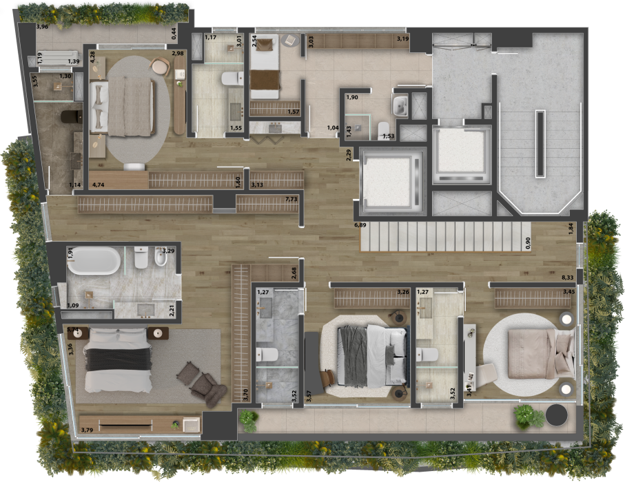 Global realty orla paulistana planta apartamento duplex (1)